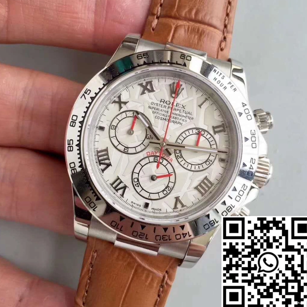 Daytona White JH Cosmograph Factory Dial Rolex 116520 0128